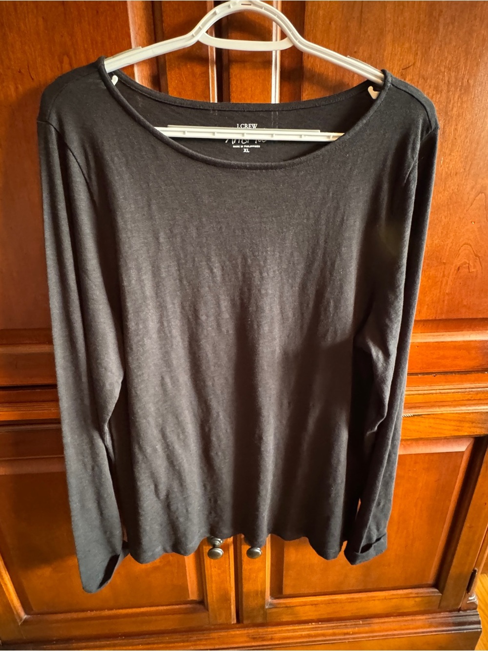 J. Crew Black Long Sleeve Tee